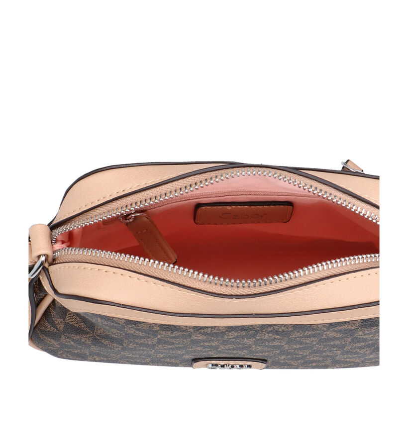 Gabor Barina Bruine Crossbody Tas in kunstleer (296554)