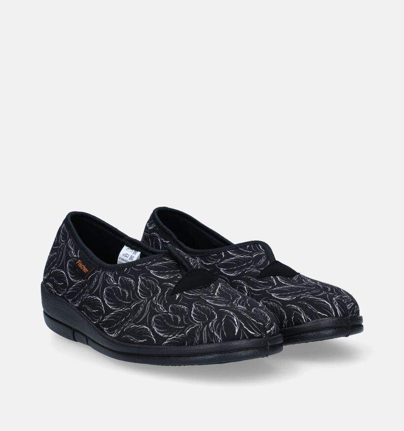 Fischer Zwarte Pantoffels voor dames (342731)