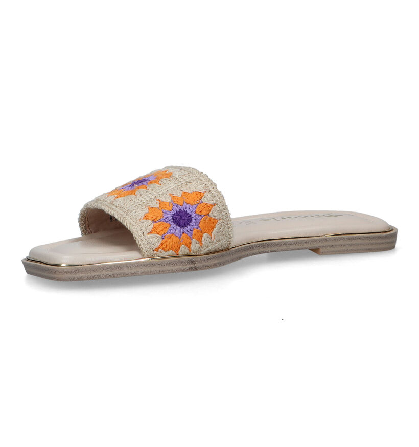 Tamaris Ecru Slippers in stof (325597)
