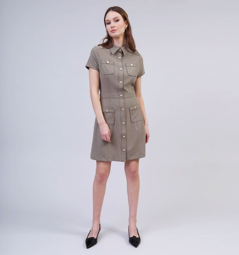Guess Robe chemise en Vert khaki pour femmes (354584)