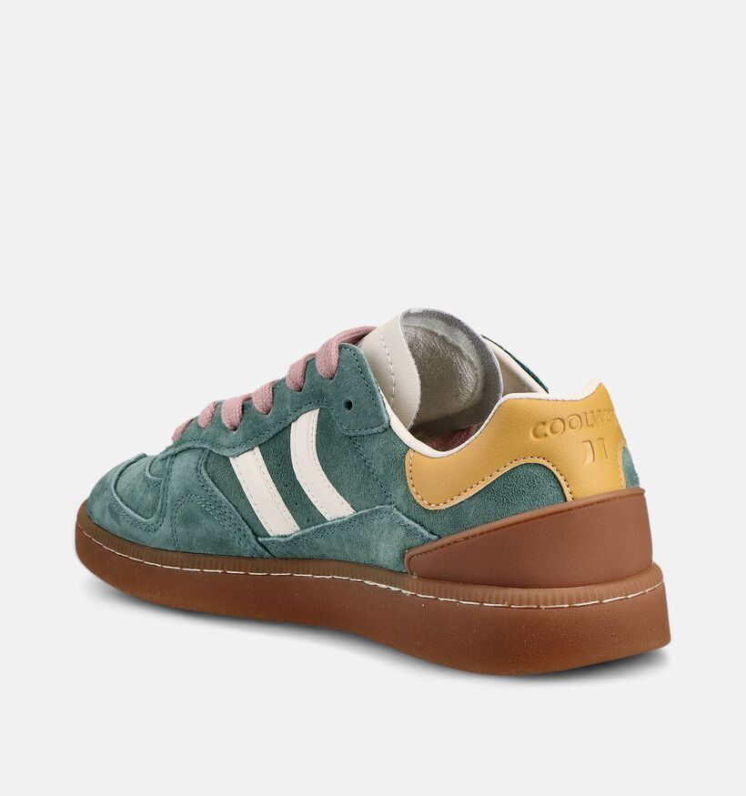 Coolway Goal Baskets en Vert pour femmes (372042) - pour semelles orthop&eacute;diques