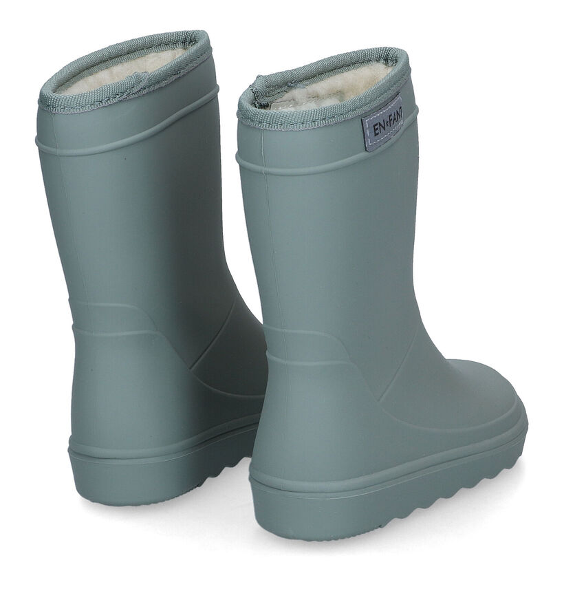 Enfant Bottes de pluie en Vert olive pour garçons (312735)