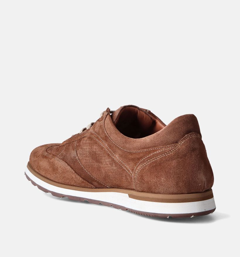 Ambiorix Jerry Chaussures à lacets en cognac pour hommes (356029) - pour semelles orthopédiques