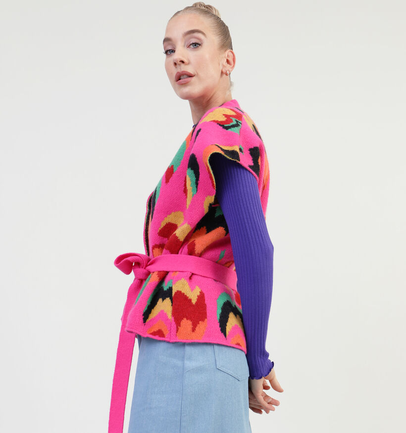 Dolce C.Atlanta Cardigan en Fuchsia (338519)