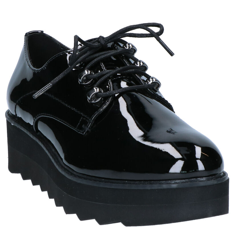 Youh! Zwarte Veterschoenen in kunstleer (255766)