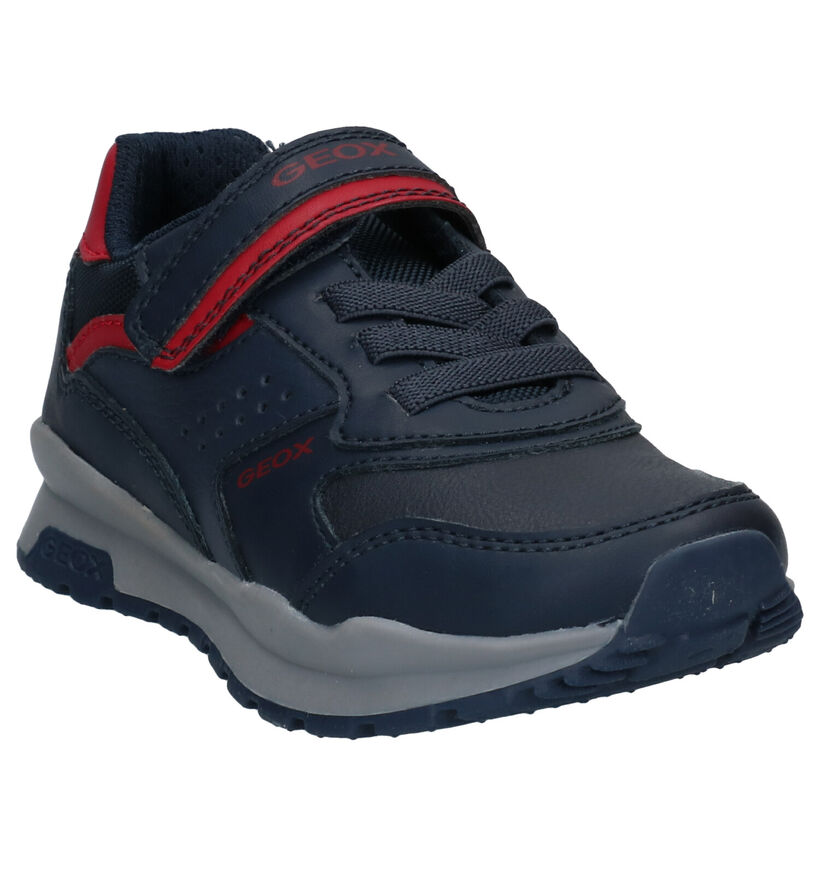 Geox Baskets basses en Bleu foncé en simili cuir (294089)