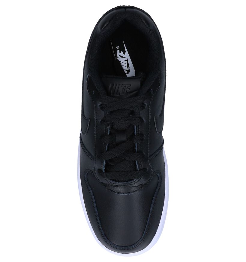 Zwarte Sneakers Nike Ebernon Low in kunstleer (250264)