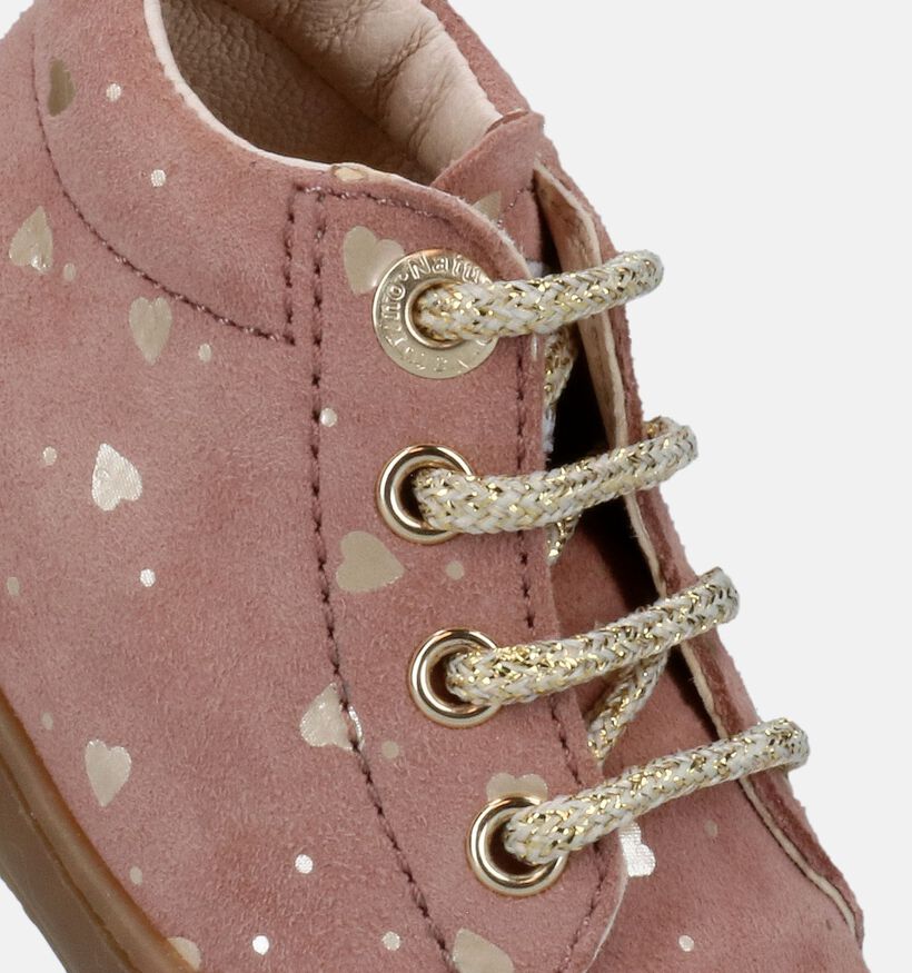 Naturino Cocoon Taupe Babyschoenen voor meisjes (331557) - geschikt voor steunzolen