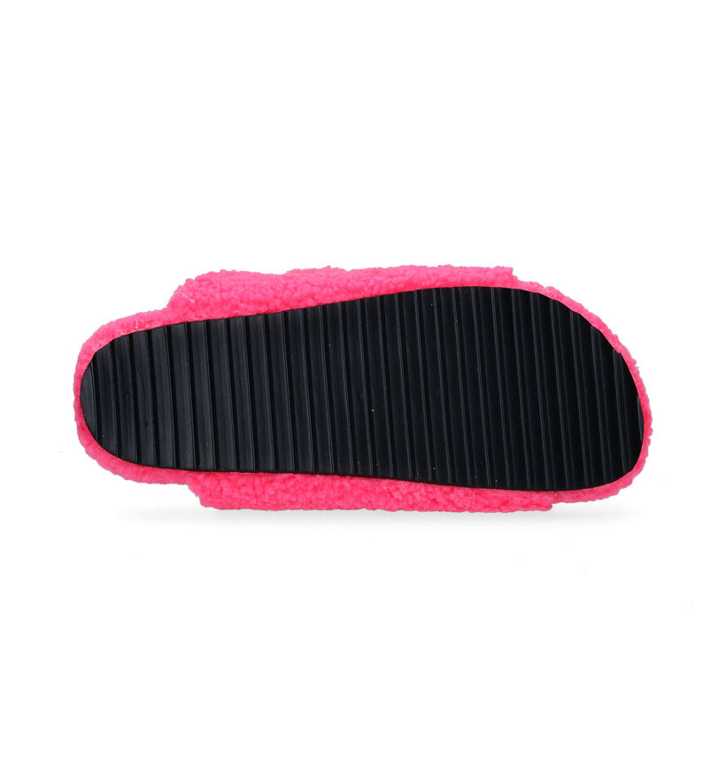 Colors of California Pantoufles ouvertes en Fuchsia pour femmes (300191)