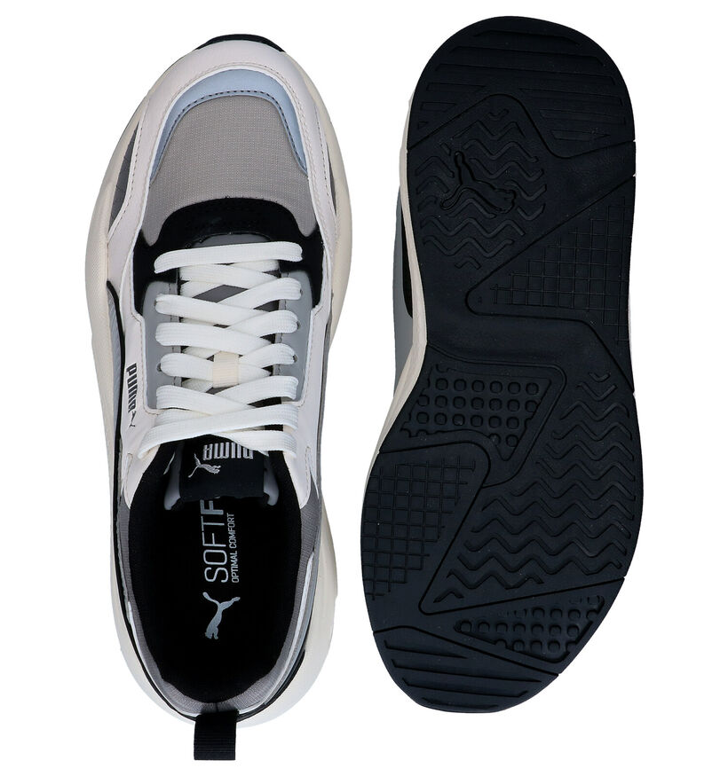 Puma X-Ray Baskets en Ecru en simili cuir (280797)