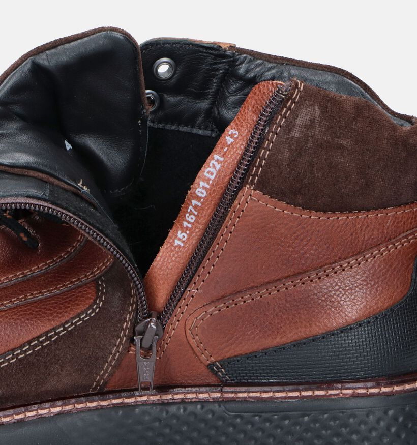 Australian Bezos Cognac Boots voor heren (346958) - geschikt voor steunzolen