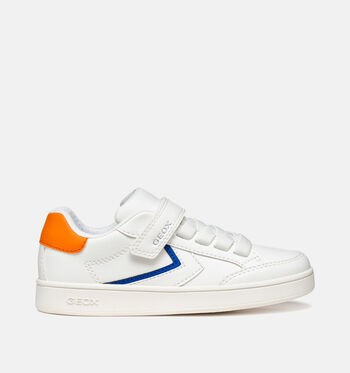 Chaussures à scratch blanc