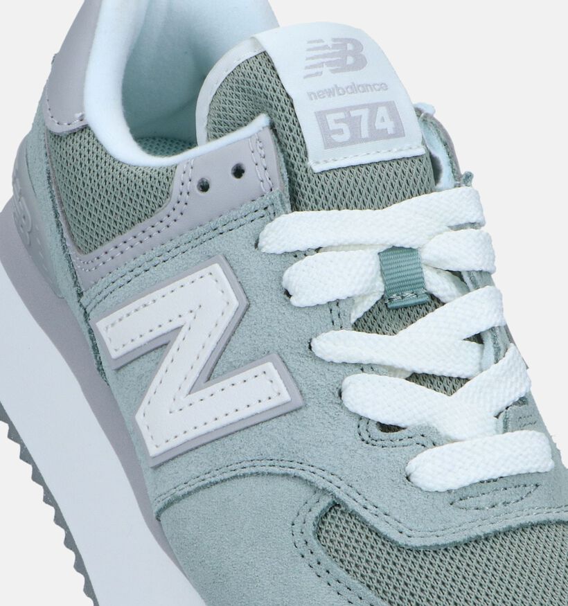 New Balance WL 574 Baskets en Violet pour femmes (327408) - pour semelles orthop&eacute;diques