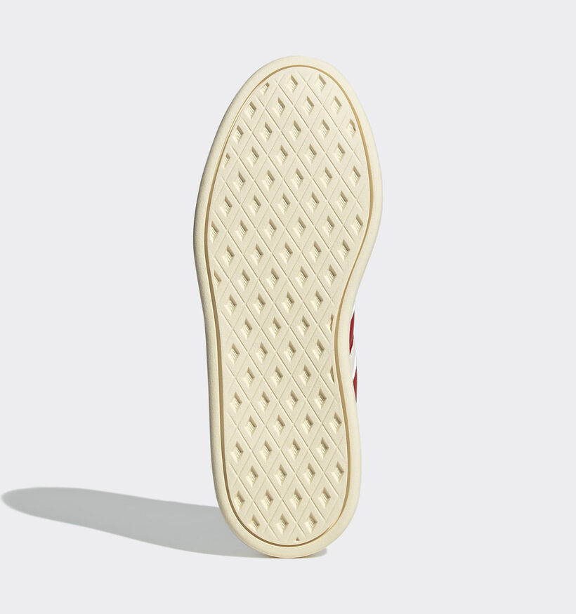 adidas Breaknet Sleek Wit/Rode Sneakers voor jongens, meisjes (359629) - geschikt voor steunzolen