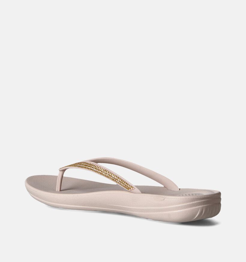 FitFlop Iqushion Sparkle Beige Teenslippers voor dames (353677)