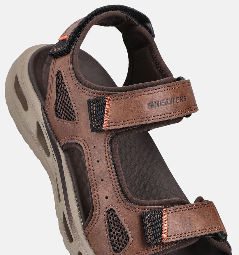 Skechers Orvan Bruine Sandalen voor heren (371054)