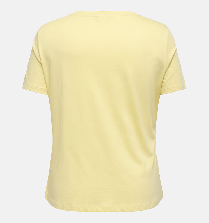 ONLY Carmakoma Zenia Gele T-shirt voor dames (374877)