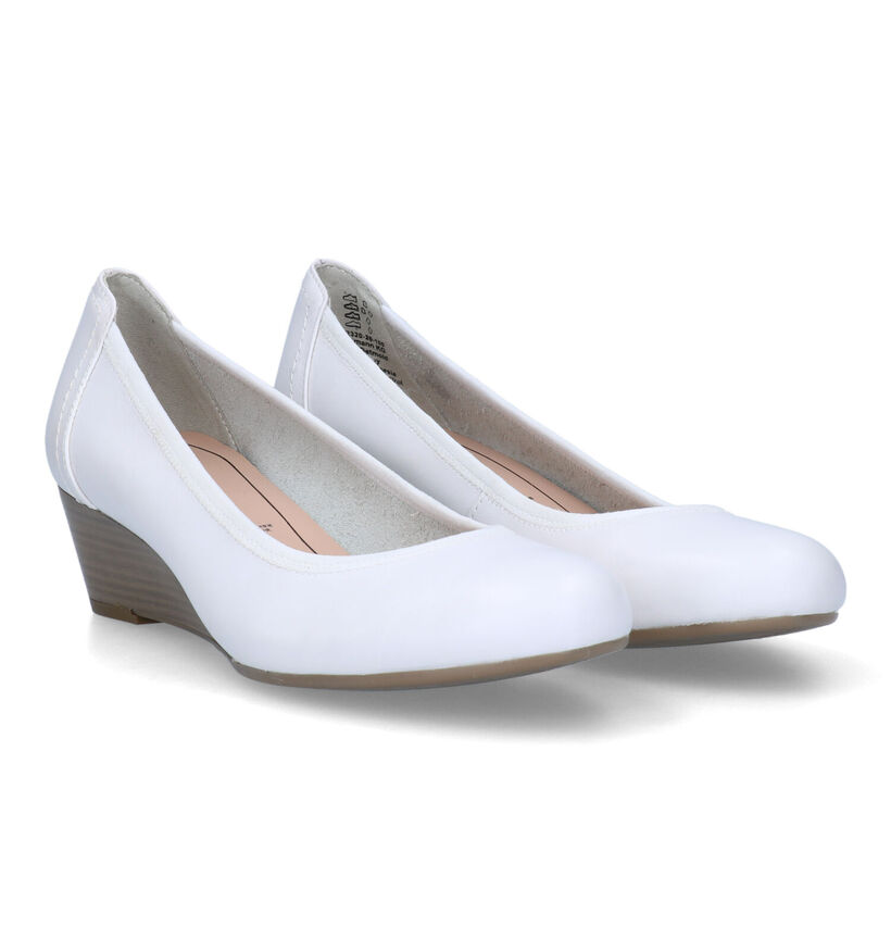 Tamaris Witte Pumps met sleehak voor dames (334258)