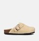 Scholl Fae Faux Shearling Beige Clogs voor dames (364561)