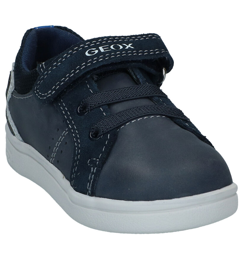 Geox DJRock Chaussures en Bleu en cuir (287083)