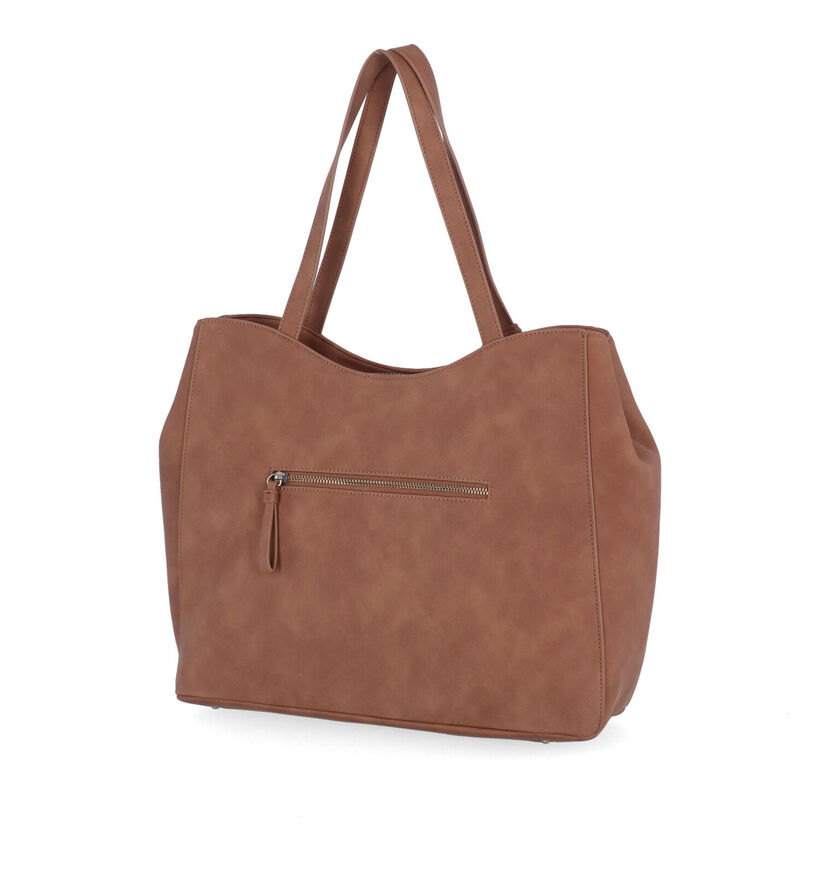 Woomen Nervure Zwarte Shopper in kunstleer (299055)