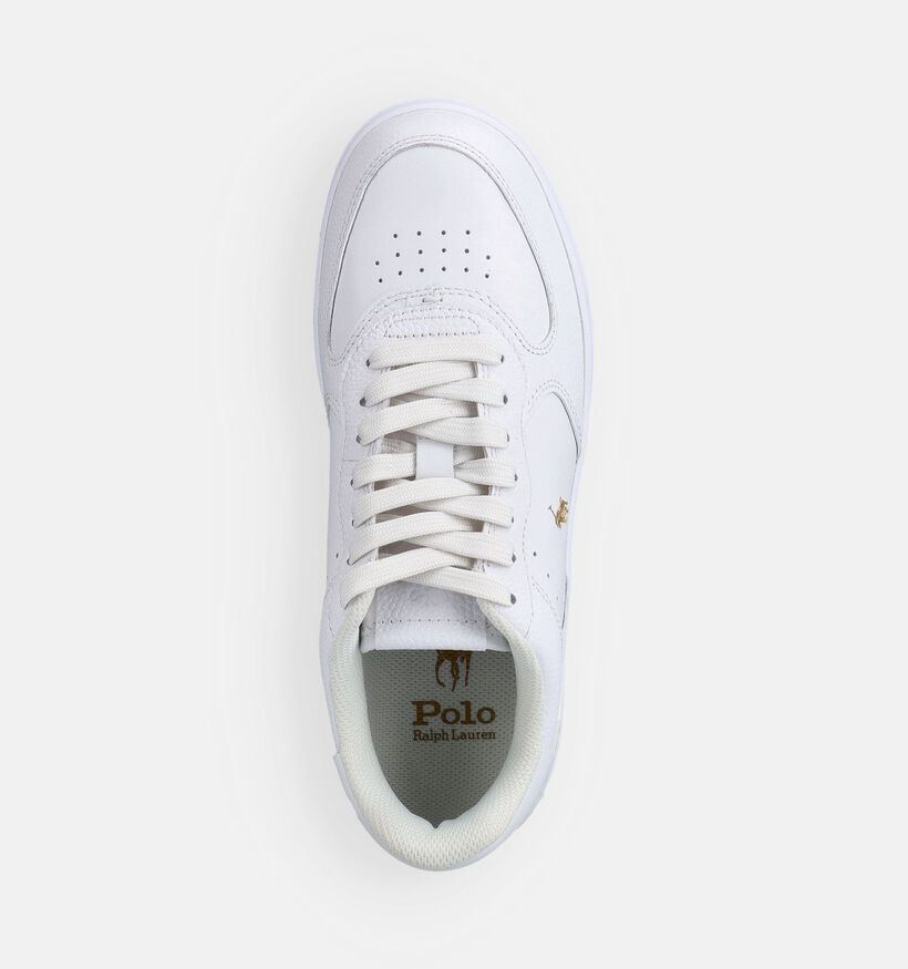 Polo Ralph Lauren Masters Crt Baskets habill&eacute;es en Blanc pour femmes (369539) - pour semelles orthop&eacute;diques