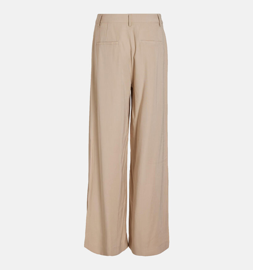 Vila Winnie Agnete Pantalon large en Beige pour femmes (342130)