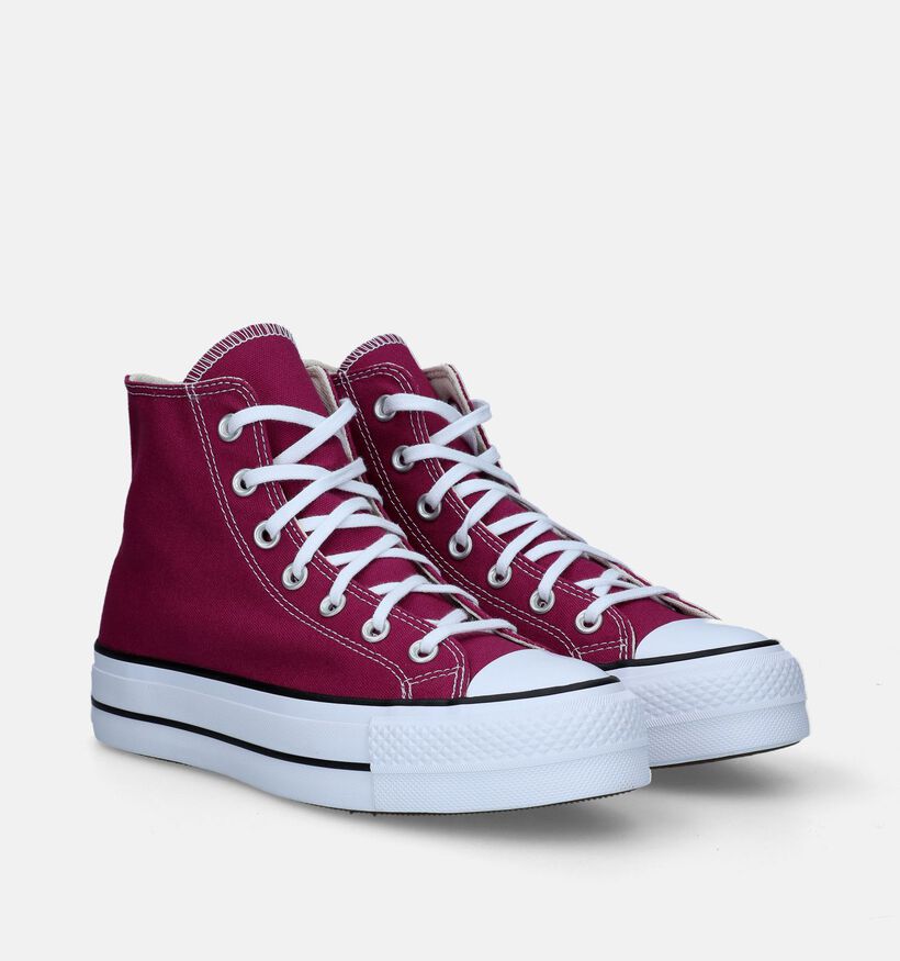 Converse CT All Star Lift Baskets en Rose pour femmes (332790)