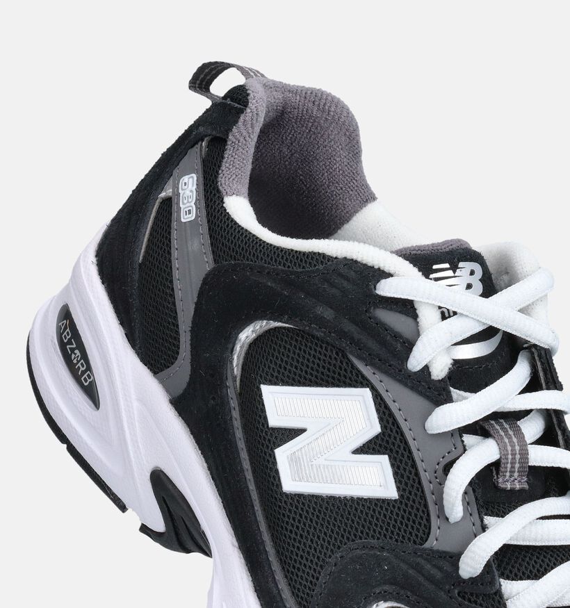 New Balance 530 Zwarte Sneakers voor dames (375000) - geschikt voor steunzolen