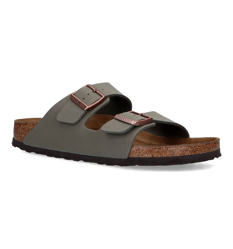 Birkenstock Arizona Zwarte Slippers voor heren (213368)