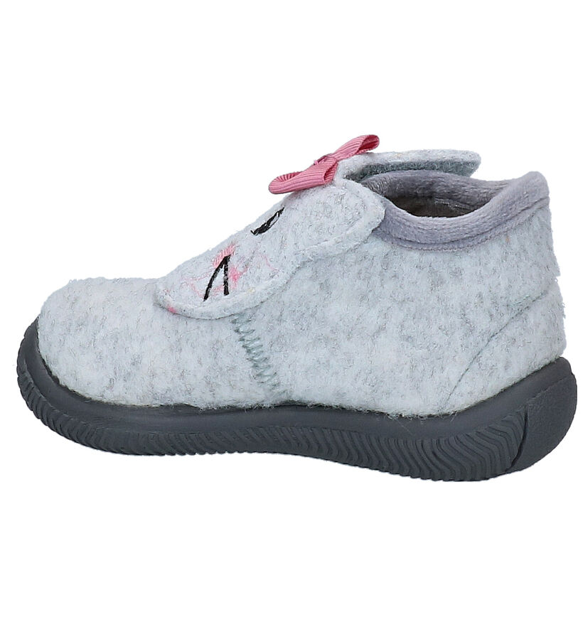 Milo & Mila Pantoufles pour bébé en Gris pour filles (332269)