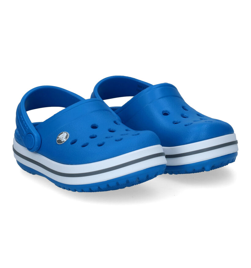 Crocs Crocband Nu-pieds en Bleu pour filles, garçons (340879)