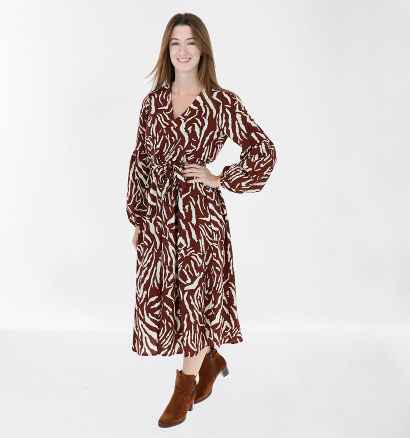 Vila Robe Longue en Brun (285978)