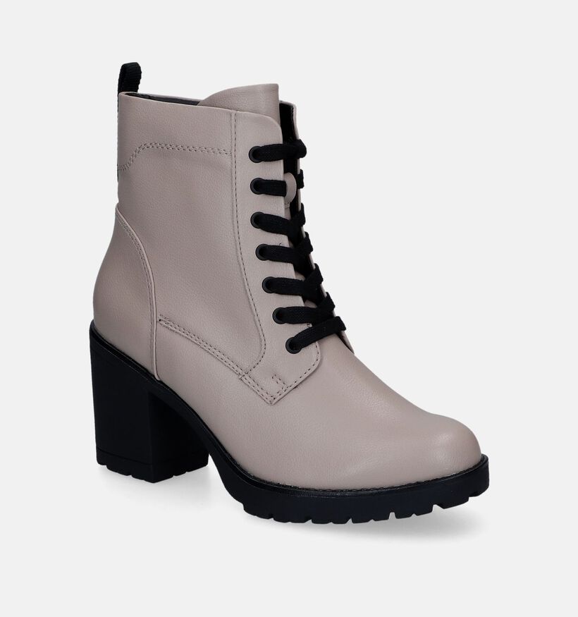 Marco Tozzi Bottines à lacets en Beige foncé pour femmes (312953)