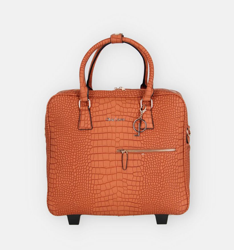 Olivia Lauren Amadeo Sac ordinateur Trolley en Cognac pour femmes (384024)
