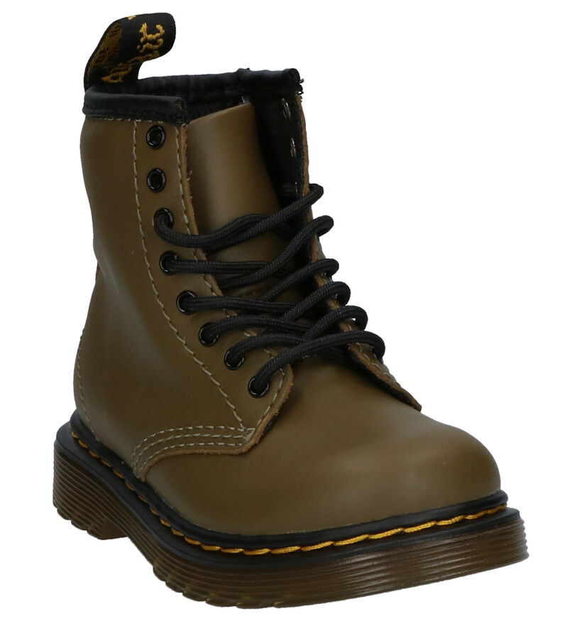 Dr. Martens 1460 Kaki Boots in leer (253320)