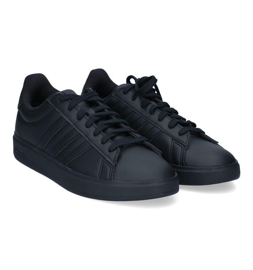 adidas Grand Court 2.0 Baskets en Blanc pour hommes, garçons (350086) - pour semelles orthopédiques