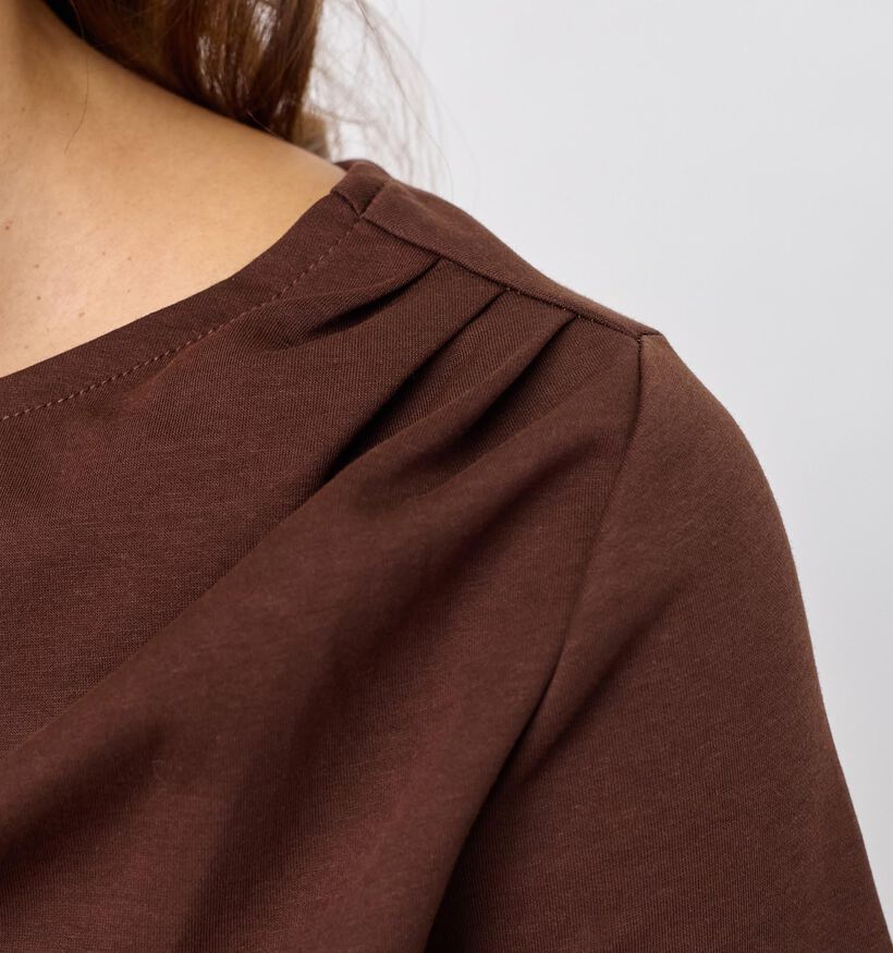 Sisters Point Veda Donkerbruine Top voor dames (384432)