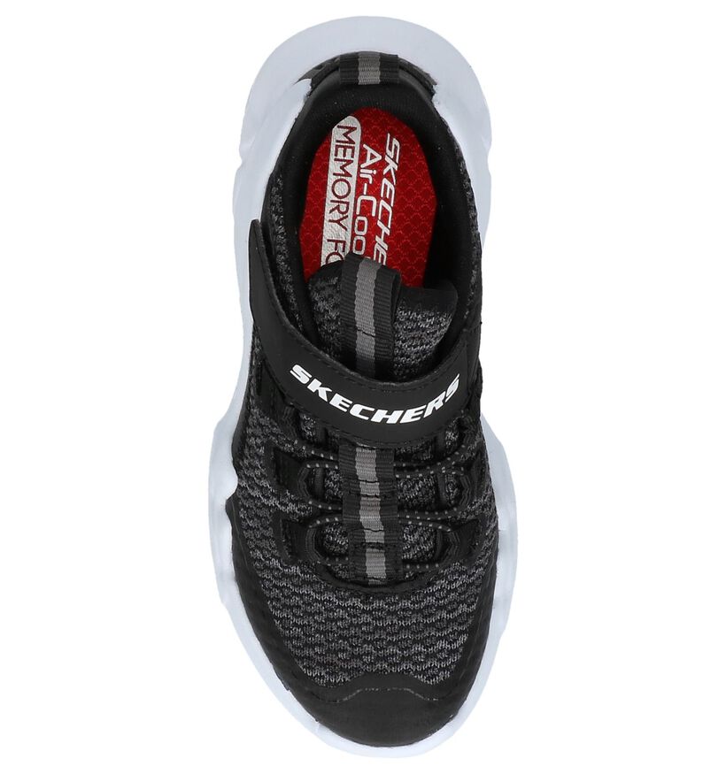 Zwarte Sneakers Skechers DLT-A in stof (250721)