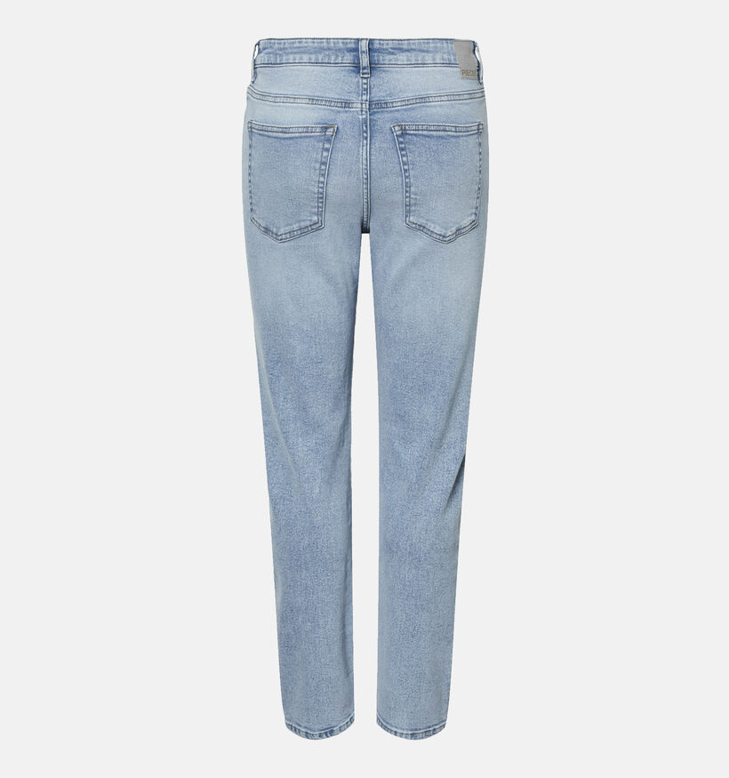 Pieces Bella Blauwe Straight leg jeans L32 voor dames (351117)