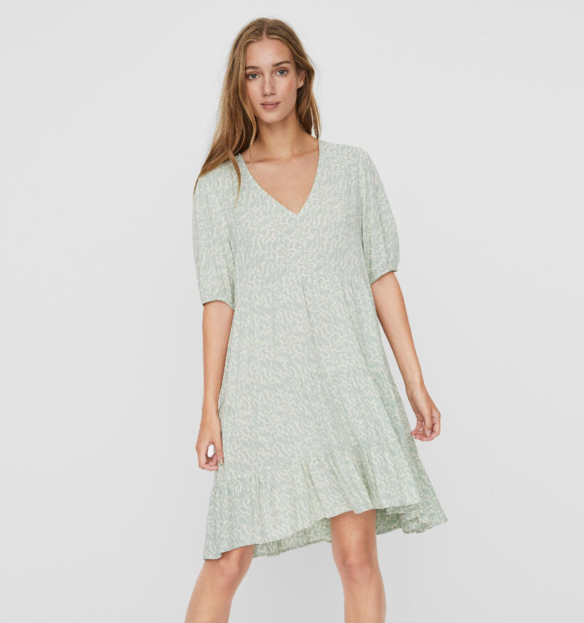 Vero Moda Ohanna Robe en Vert (293134)