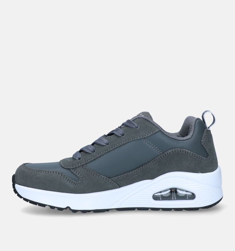 Skechers Uno Stacre Grijze Sneakers voor jongens (327977)