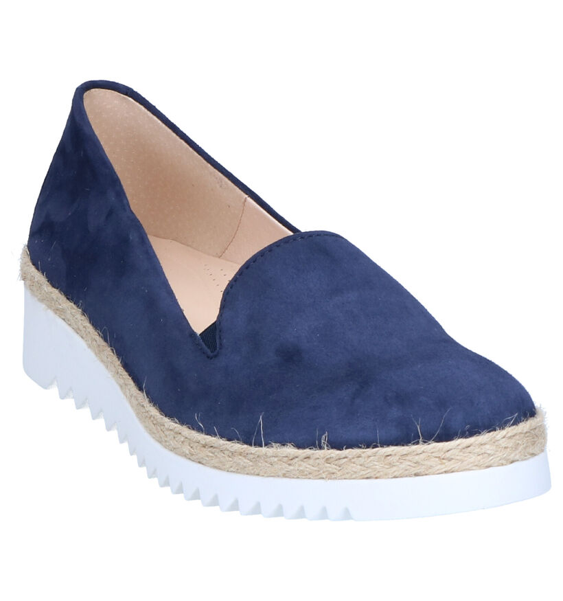 Gabor Easy Walking Chaussures Slip-on en Bleu en nubuck (275218)