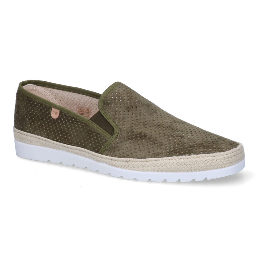 River Woods Dorian Chaussures slip-on en Vert pour hommes (307298)