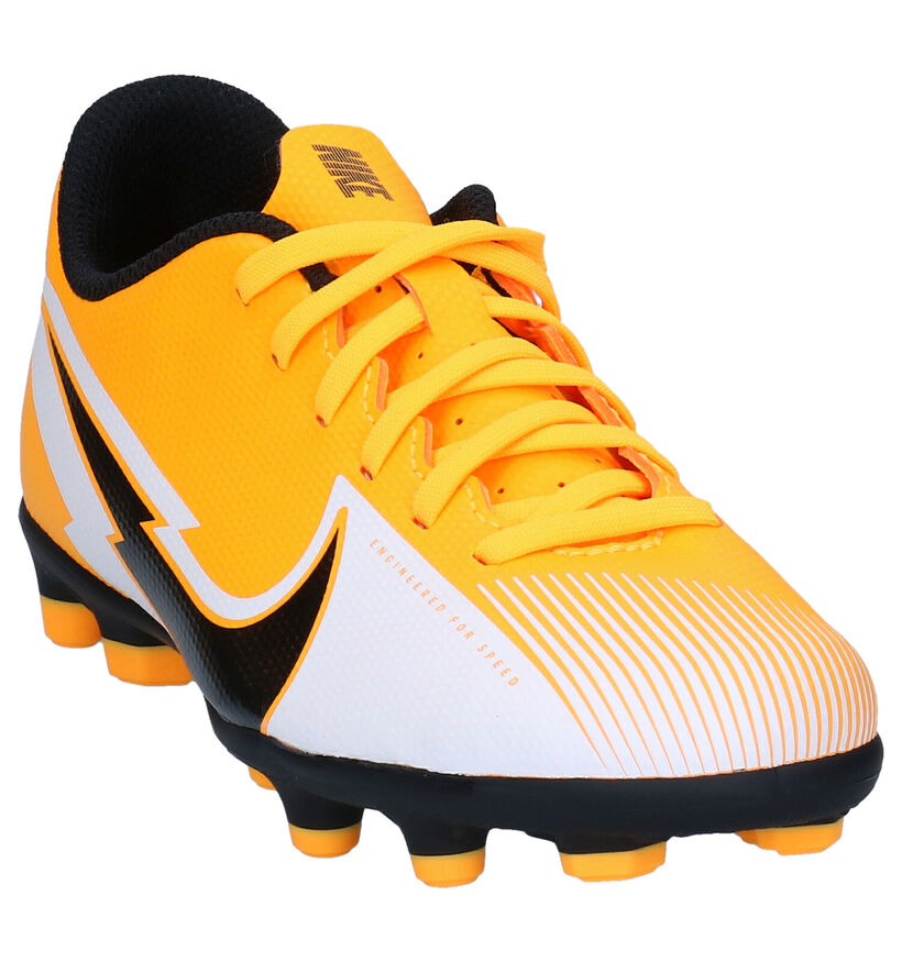 Nike Jr Mercurial Chaussures de foot en Orange en simili cuir (277492)