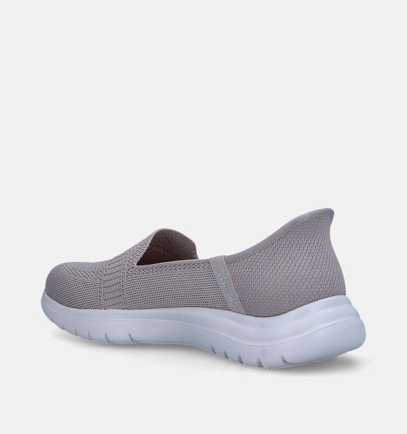 Skechers On-The-Go Flex Camellia Taupe Slip-ins voor dames (351889)