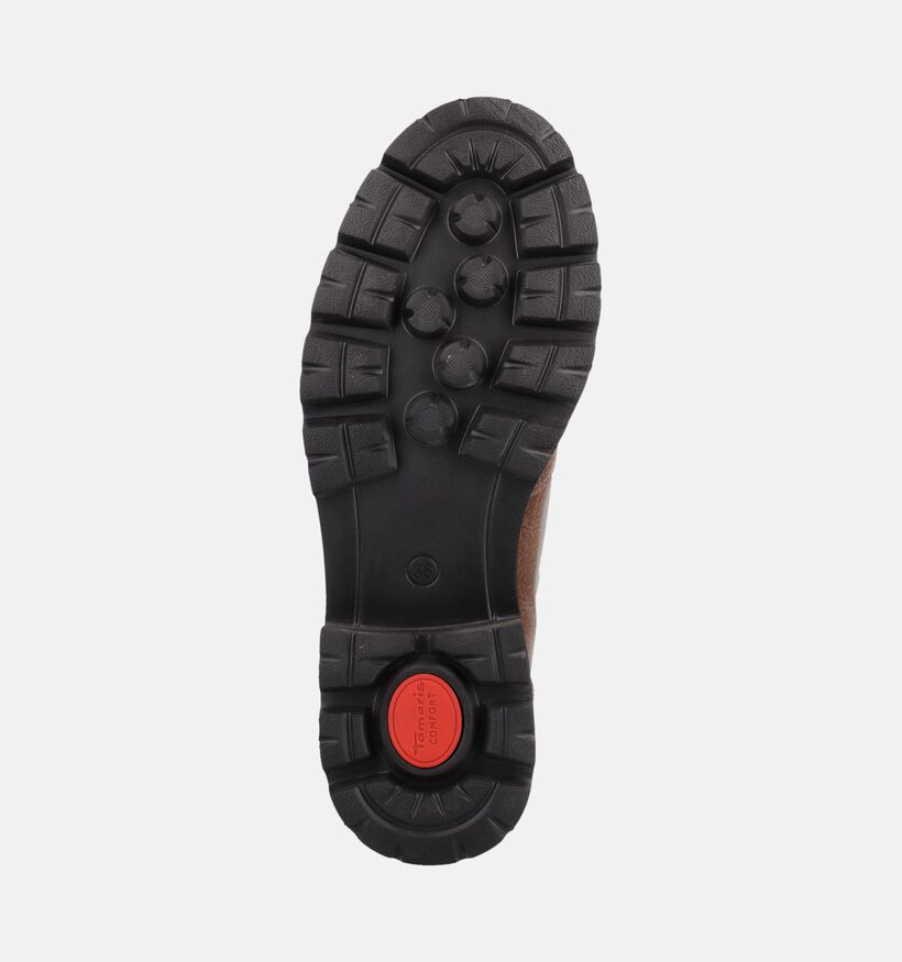 Tamaris Comfort Taupe Mocassins met Veter voor dames (376330) - geschikt voor steunzolen