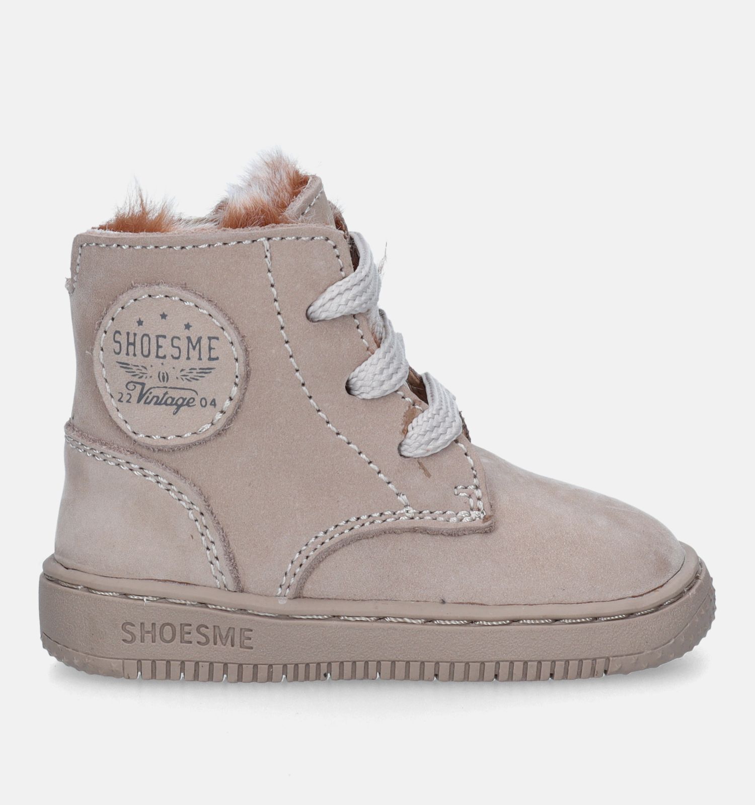 Shoesme Taupe Babyboots Meisjes Jongens Babyschoenen Online op TORFS.BE