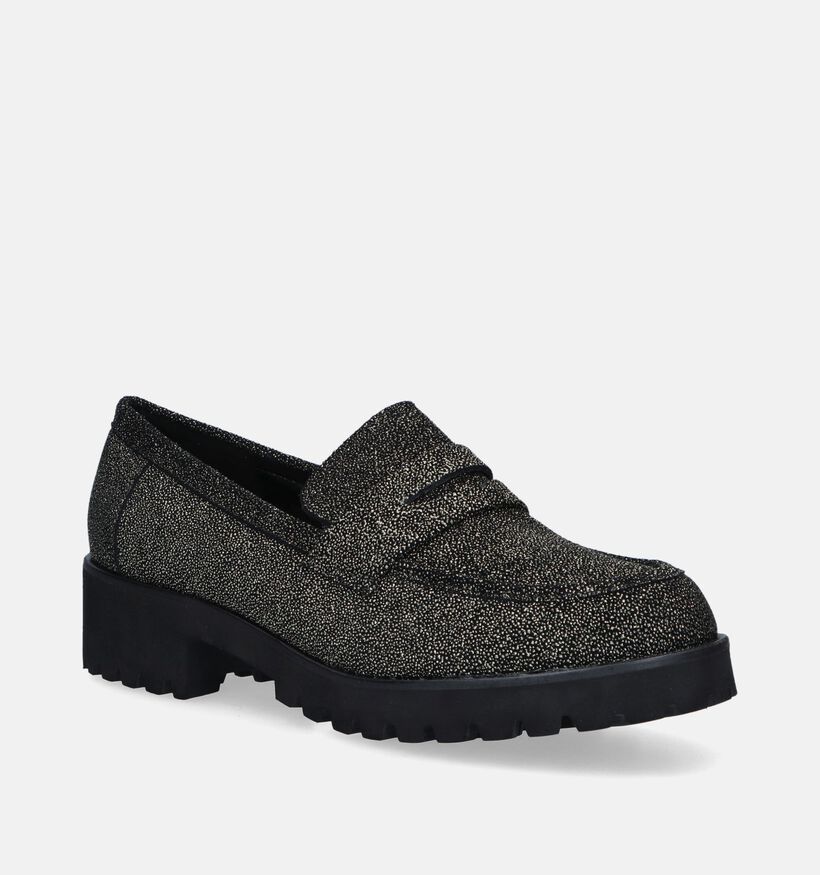 Crinkles Chaussures à enfiler en Or pour femmes (348338)