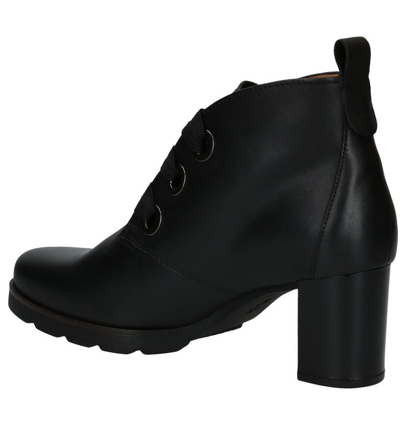 Gabor Best Fitting Bottillons en Noir en cuir (282374)